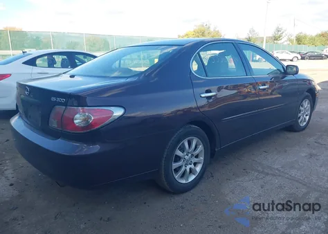 2003 Lexus Es 300 из США, поврежденный, VIN JTHBF30G036016513